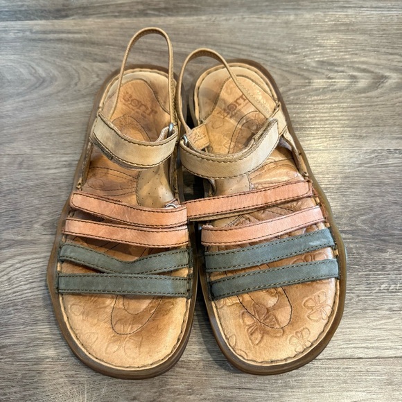 Born Multicolor Strappy Sandal Size 9 - Picture 3 of 7
